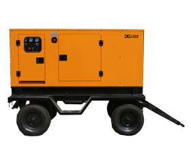上海東明移動(dòng)拖車發(fā)電機(jī)，玉柴柴油低噪音發(fā)電機(jī)